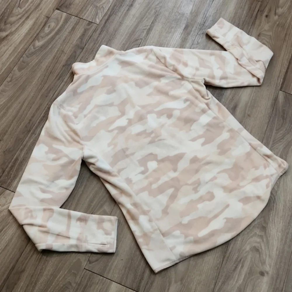 Old Navy Active Fleece Camo Zip-Up Jacket Sweater With Pockets Women's XL Tall - Picture 4 of 15